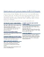 Preview for 2 page of Samsung yePP YP-P3 32GB User Manual