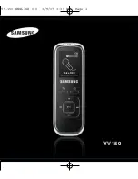 Preview for 1 page of Samsung yePP YV-150 512MB User Manual