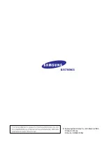 Preview for 2 page of Samsung YP-C1 Service Manual