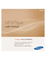 Preview for 1 page of Samsung YP-S3AB User Manual