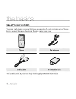 Preview for 10 page of Samsung YP-S3AB User Manual