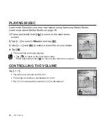 Preview for 22 page of Samsung YP-T10JARY User Manual