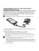 Preview for 36 page of Samsung YP-T10JARY User Manual