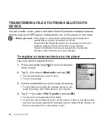 Preview for 98 page of Samsung YP-T10JARY User Manual