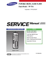 Preview for 1 page of Samsung YP-T55 Service Manual