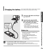 Preview for 13 page of Samsung YP-T55XL User Manual