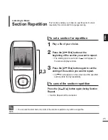 Preview for 25 page of Samsung YP-T9JBAB Manual