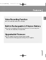 Preview for 3 page of Samsung YP-U1Z User Manual