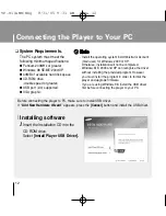 Preview for 12 page of Samsung YP-U1Z User Manual