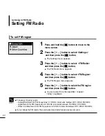 Preview for 40 page of Samsung YP-U2JQB/XAA Manual