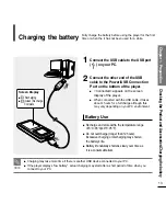 Preview for 13 page of Samsung YP-Z5F User Manual