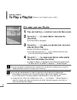 Preview for 34 page of Samsung YP-Z5F User Manual