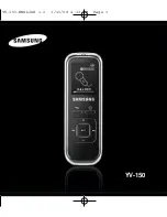 Samsung YV-150 User Manual preview