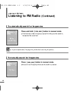 Preview for 48 page of Samsung YV-150 User Manual