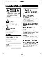 Preview for 3 page of Samsung Z-300M Owner'S Instructions Manual