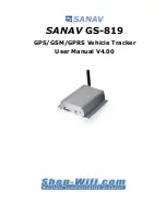 Preview for 1 page of Sanav GS-819 User Manual