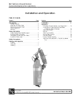 S&C TripSaver Installation And Operation Manual preview