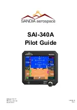 SANDIA aerospace SAI-340A Pilot'S Manual preview
