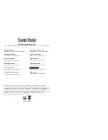 Preview for 13 page of SanDisk MicroMate User Manual