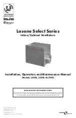 Preview for 28 page of S&P JENcoFAN Losone Select Series Installation, Operation And Maintenance Manual