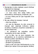 Preview for 11 page of Sanelan Massage to go Original Instructions Manual