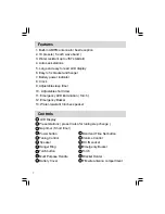 Preview for 2 page of Sangean H201 Operating Instructions Manual