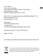 Preview for 13 page of Sangean WR-11BT Safety Instructions