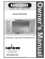 Preview for 1 page of Sanitaire RSCS280 Owner'S Manual