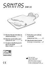 Sanitas SHK 30 Instructions For Use Manual preview
