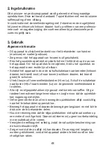 Preview for 49 page of Sanitas SMA 36 Instructions For Use Manual