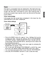 Preview for 45 page of Sanitas SPM 21 Operating Instructions Manual