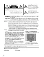 Preview for 2 page of Sansui HDLCDVD220 Owner'S Manual