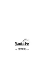 Preview for 15 page of Santa Fe Clasic 4029700 Installer'S & Owner'S Manual