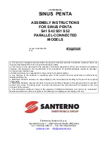 Santerno SINUS PENTA S41 Assembly Instructions Manual preview