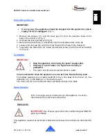 Preview for 8 page of Santos 12-12 User And Maintenance Manual