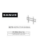 Preview for 1 page of Sanus OLT15 Instruction Manual