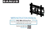 Sanus VXT5 Instruction Manual preview