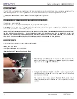 Preview for 8 page of Sanuvox SABER MAGNET 24V Instruction Manual