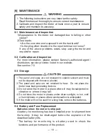 Preview for 47 page of Sanwa CD770 Instruction Manual