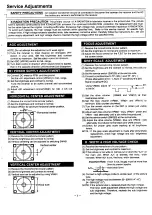 Preview for 7 page of Sanyo C21PM86Z Service Manual