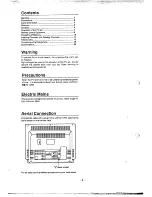 Preview for 2 page of Sanyo CAP2930N Instruction Manual