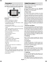 Preview for 4 page of Sanyo CE20WLD25-B Instruction Manual