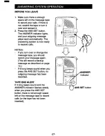 Preview for 28 page of Sanyo CLA-1380 Instruction Manual