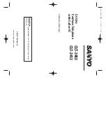 Preview for 1 page of Sanyo CLT-2402 Instruction Manual