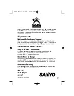 Preview for 51 page of Sanyo CLT-2425 Instruction Manual