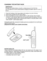 Preview for 12 page of Sanyo CLT-593 Instruction Manual