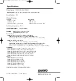 Preview for 20 page of Sanyo CP14G1 Instruction Manual