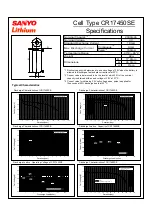 Preview for 1 page of Sanyo CR17450SE Specifications