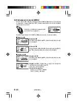 Preview for 54 page of Sanyo DMP-M400SD Instruction Manual