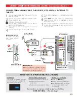 Preview for 21 page of Sanyo DP42647 Owner'S Manual